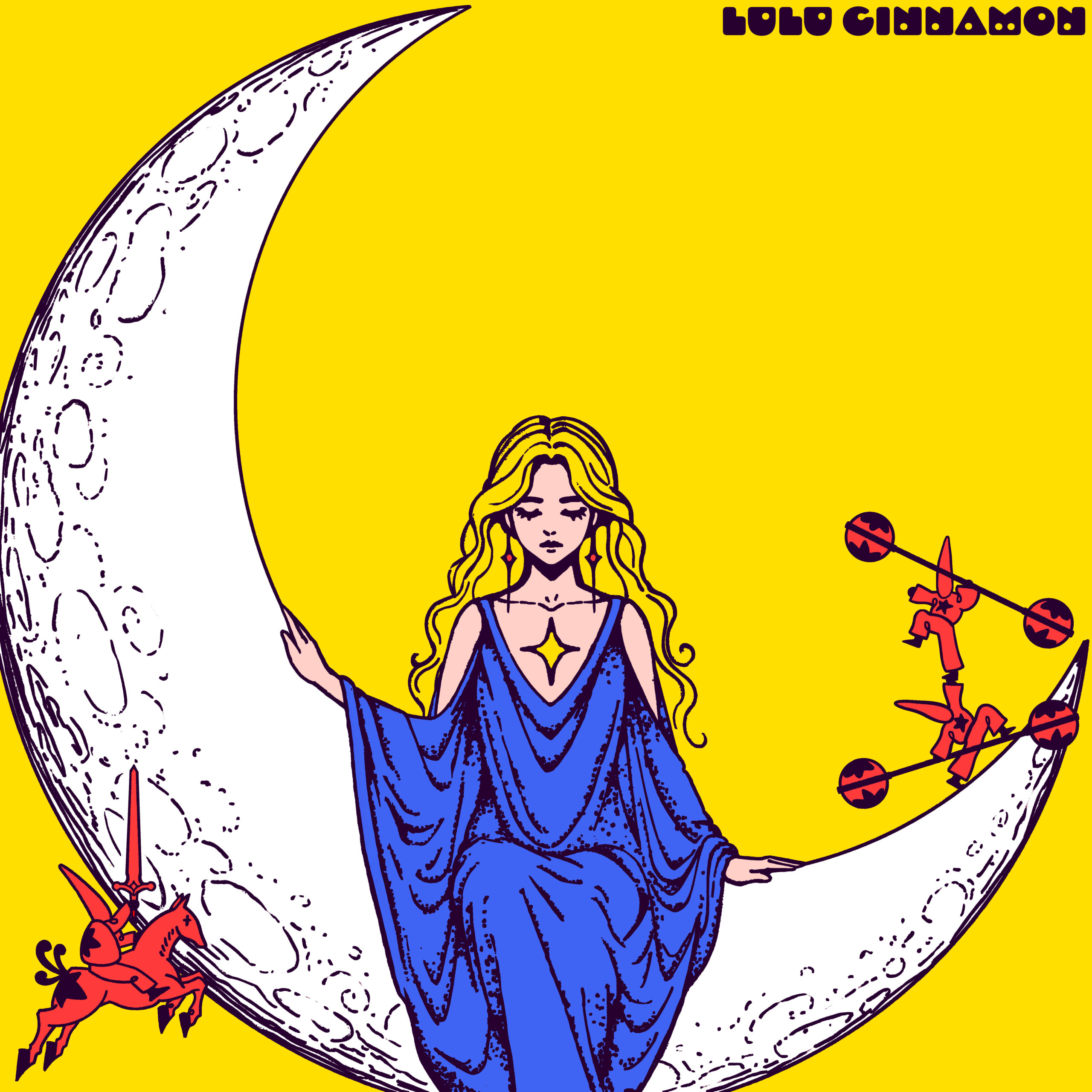 Album cover for Lulu Cinnamon by Lucas Balanzó
